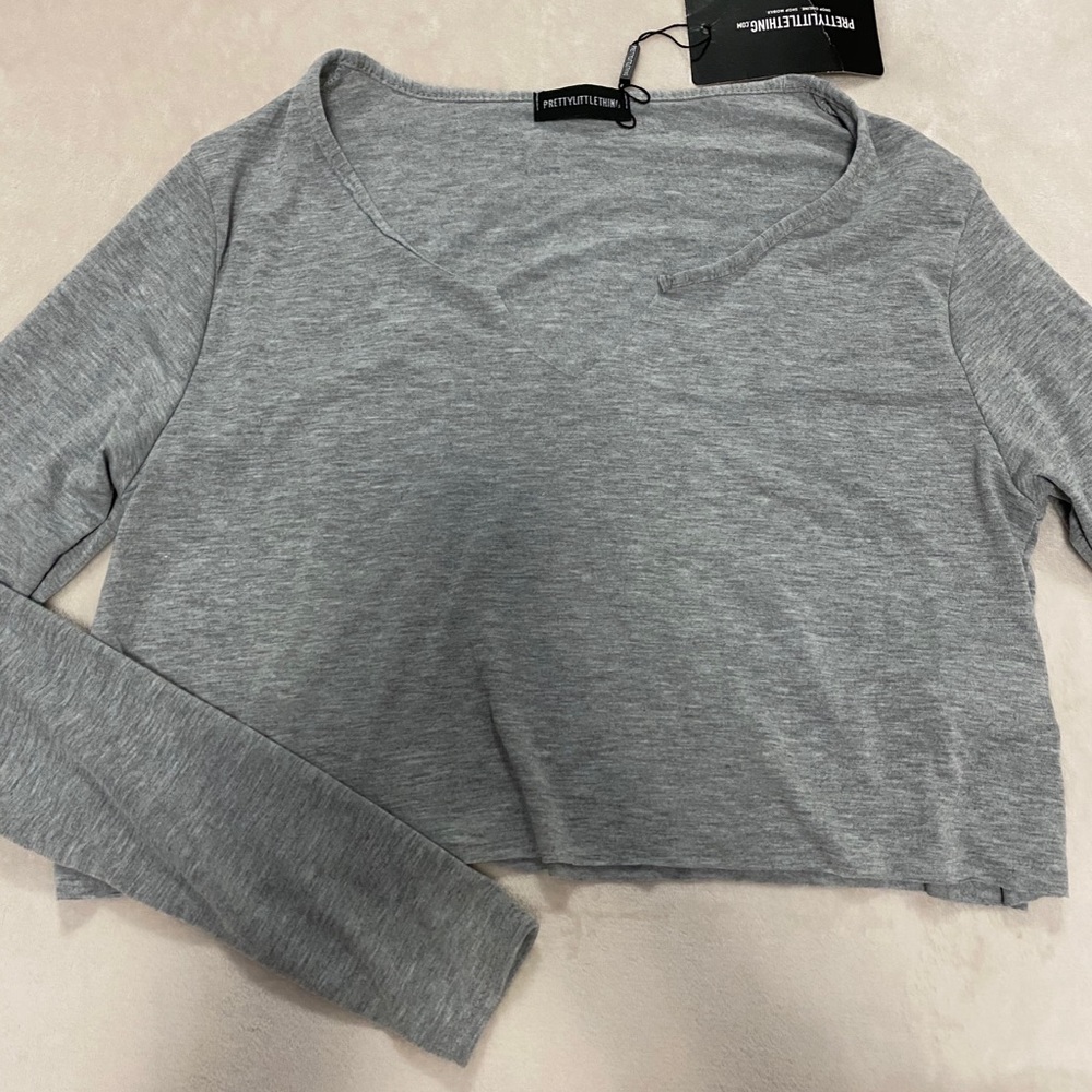 PLT cropped long sleeve